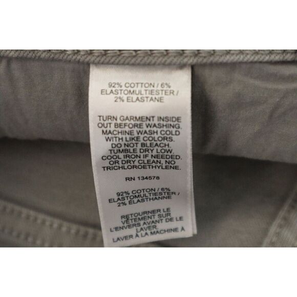 Vineyard Vines Women's Sz 36 Anchor Gray Jamie High-Rise Garment-Dyed Jeans - Picture 4 of 13